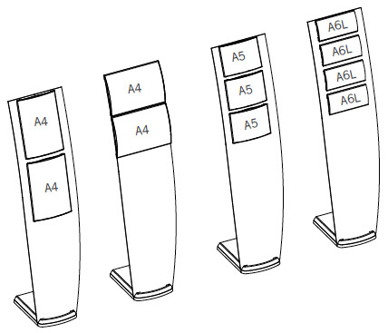 magnetische Infotafeln