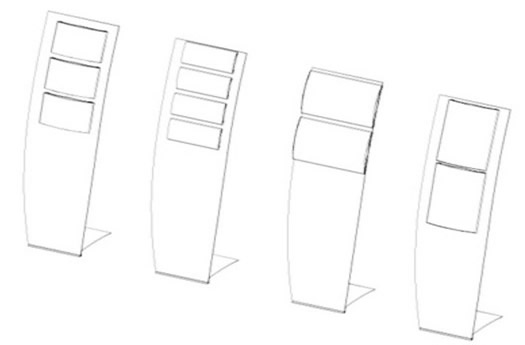 magnetische Infotafeln